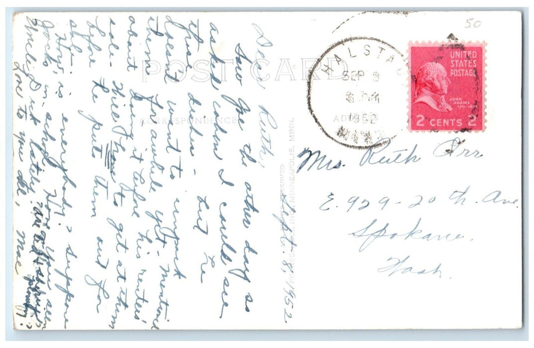 1952 Red River Valley Co-op Ass'n Halstad Minnesota MN RPPC Photo Postcard