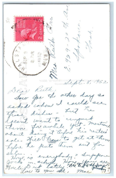 1952 Red River Valley Co-op Ass'n Halstad Minnesota MN RPPC Photo Postcard