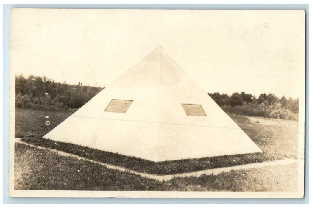 Mary Baker Eddy Pyramid Bow New Hampshire NH RPPC Photo Vintage Postcard