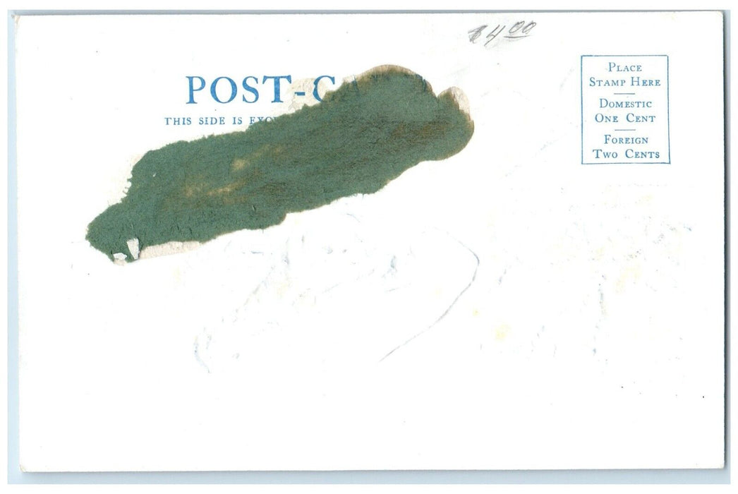 c1905 Birds Eye View Mountains River Creek Glenwood Springs Colorado CO Postcard