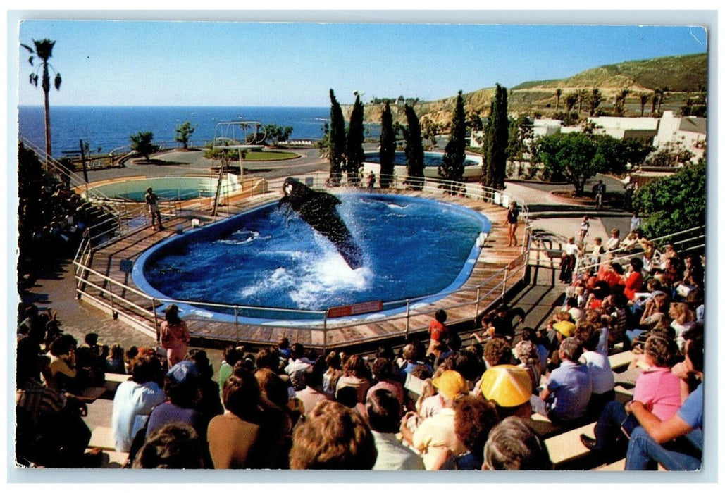 c1960 Hanna Barbera's Marineland Pacific Los Angele California Antique Postcard