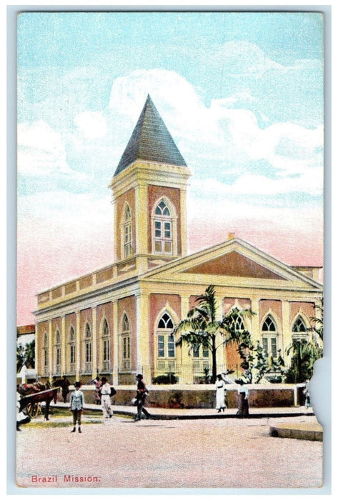 Presbyterian Church Pernambuco Christian Missionary Brazil Mission Postcard