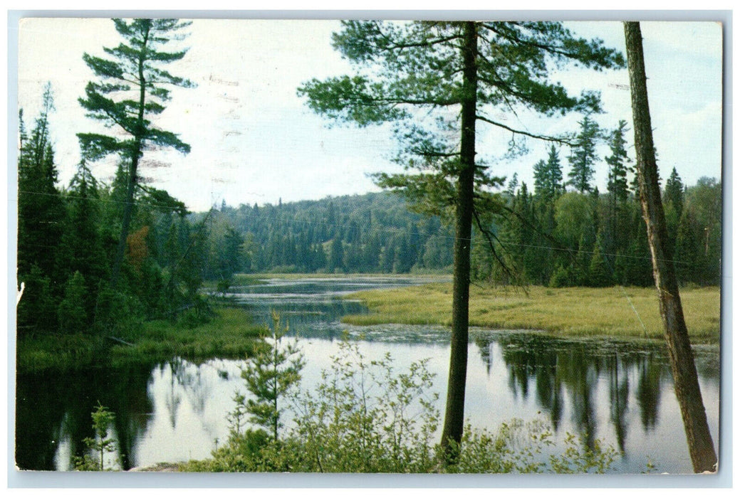 1956 Ohe Red Eagle Vermillion Bay Ontario Canada Posted Vintage Postcard