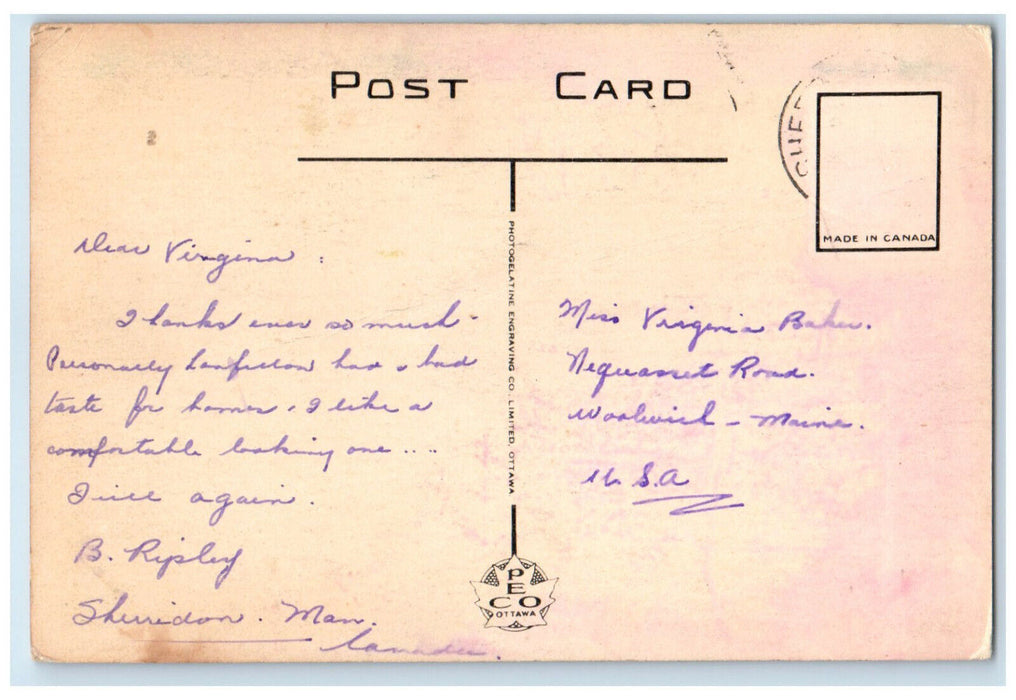 c1960's Martello Tower or Prince of Wales Tower Halifax NS Canada Postcard
