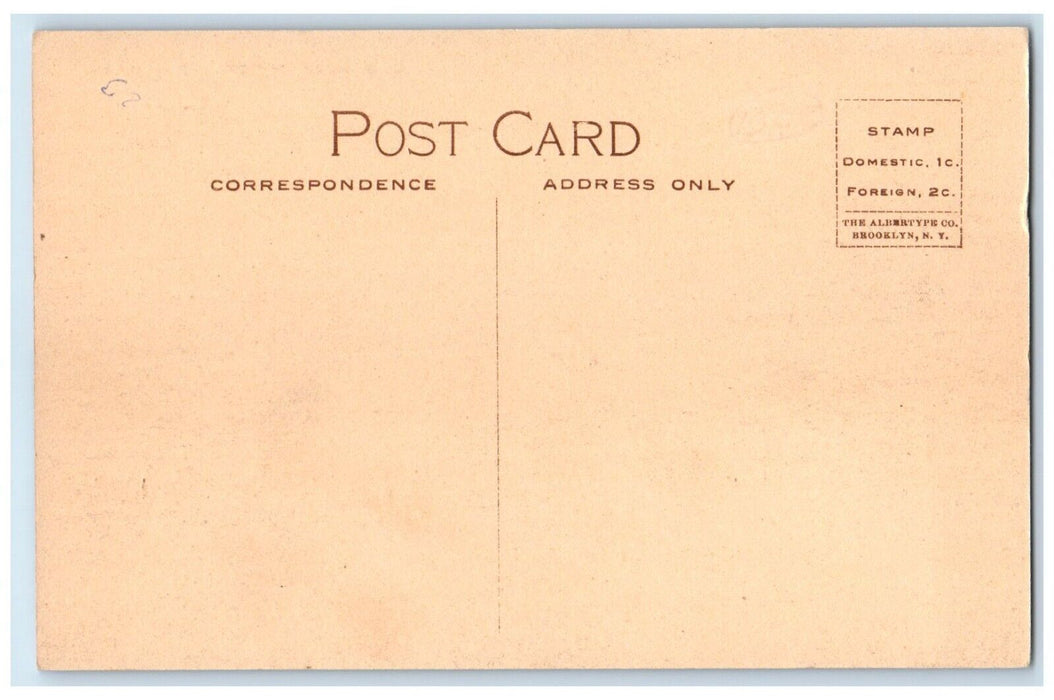 1910 Exterior View United States Post Office Dixon Illinois IL Unposted Postcard