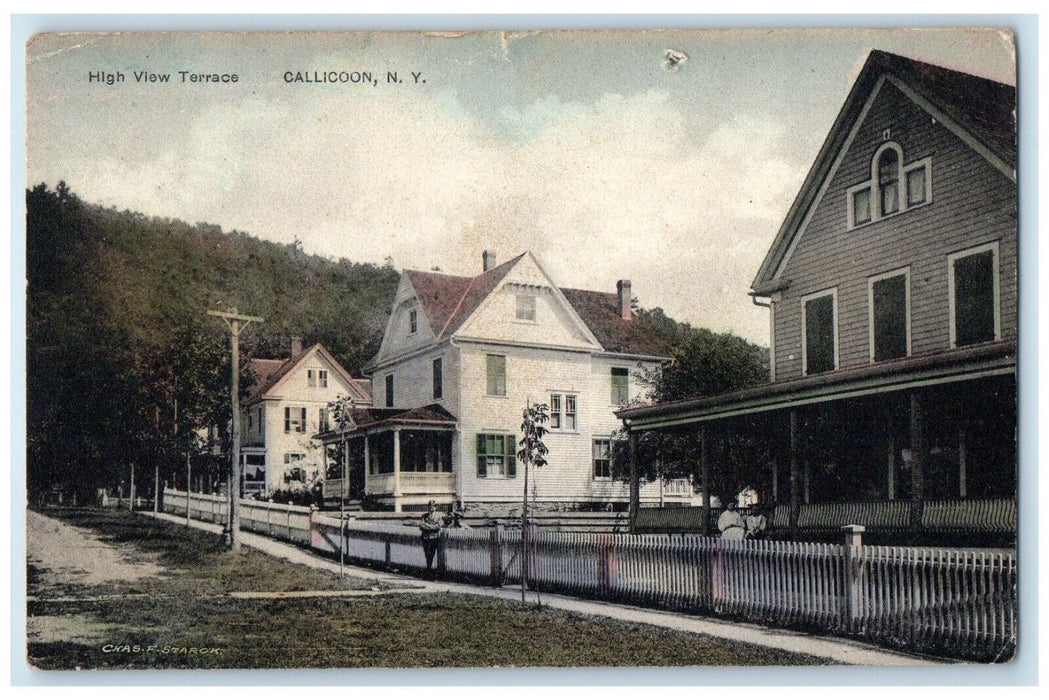 1911 High View Terrace Dirt Road Callicoon Hortonville New York NY Postcard