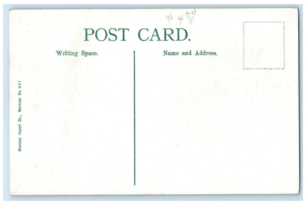 c1910 Rideau Locks & Interprovincial Bridge Ottawa Canada Unposted Postcard