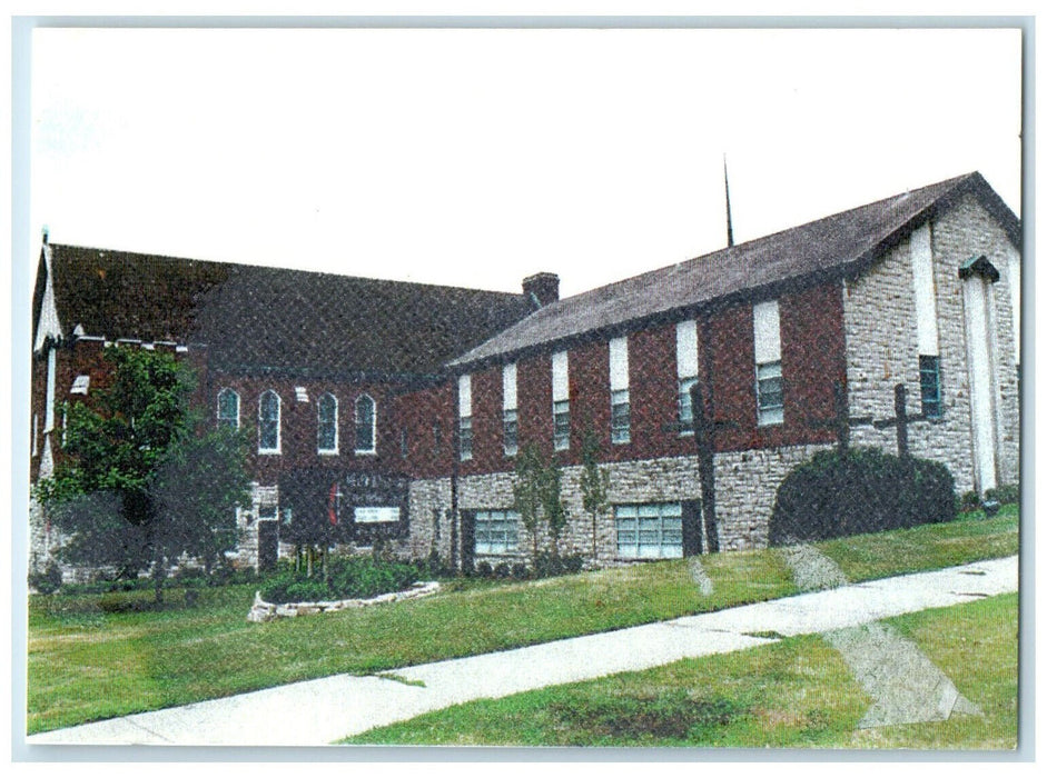 c1950's Meyer Boulevard United Methodist Church Kansas City Missouri MO Postcard