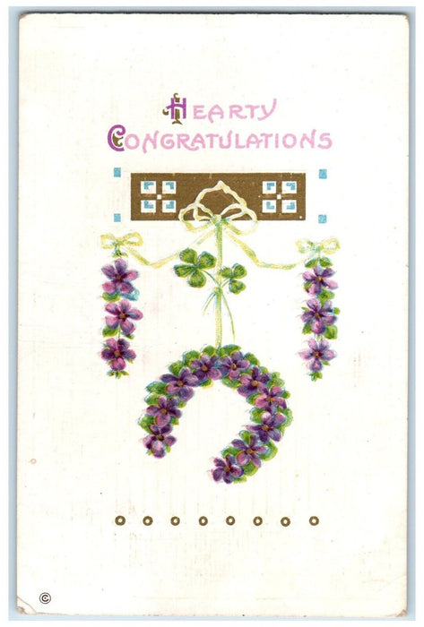 Hearty Congratulations Wylie Minnesota To Red Lake Falls Duane Cancel Postcard
