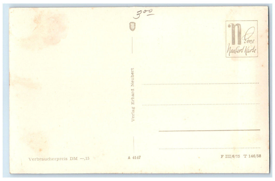 c1940's Glance of Aschberg Klingenthal Germany Multiview RPPC Photo Postcard
