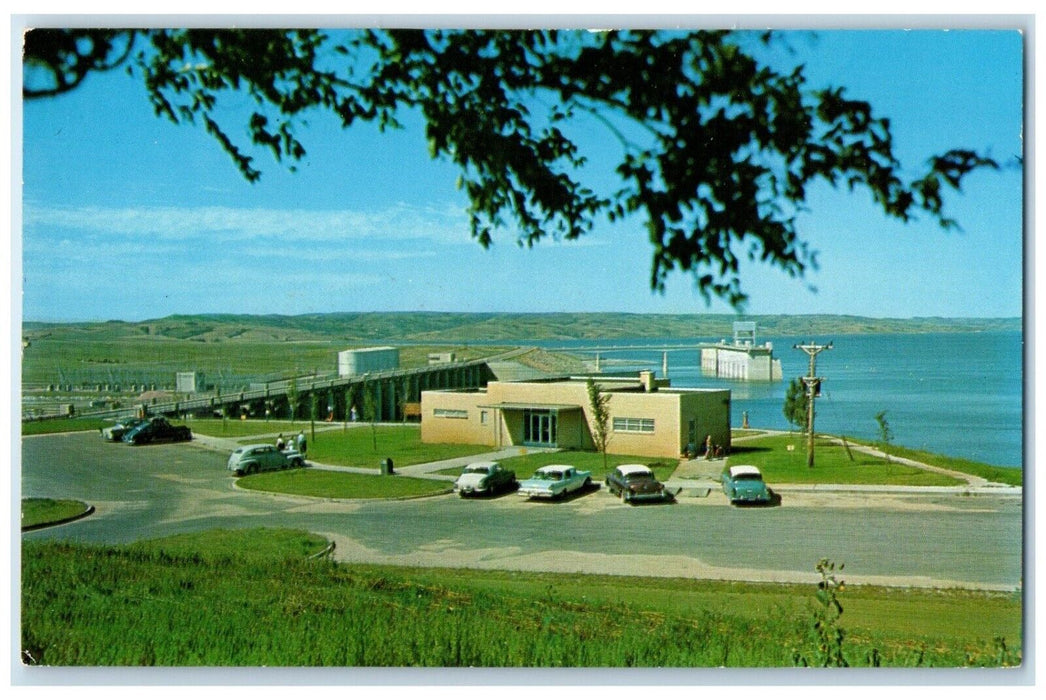 1960 Observatory Public Service Building Pickstown South Dakota Antique Postcard