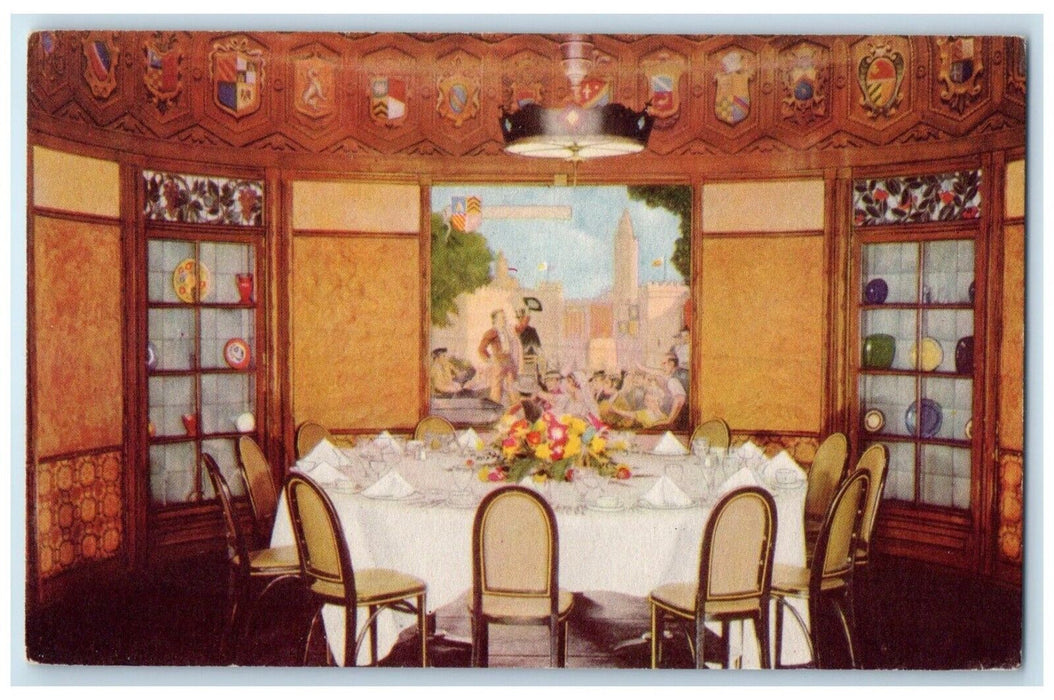 c1940 Dining Private Room Kugler Chestnut St Restaurant Pennsylvania PA Postcard