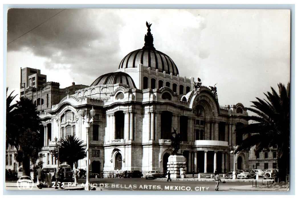 c1930's Bellas Artes Palace Mexico City Mexico Unposted RPPC Photo Postcard