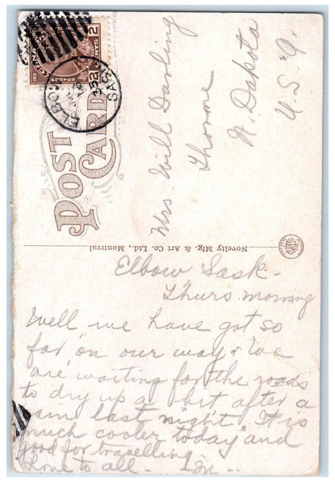 1935 The Moose Jaw Community Hotel Moose Jaw Saskatchewan Canada Postcard