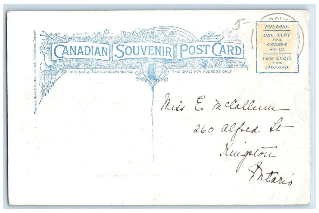 c1910 A Mountain Scene British Columbia Canada Posted Antique Postcard