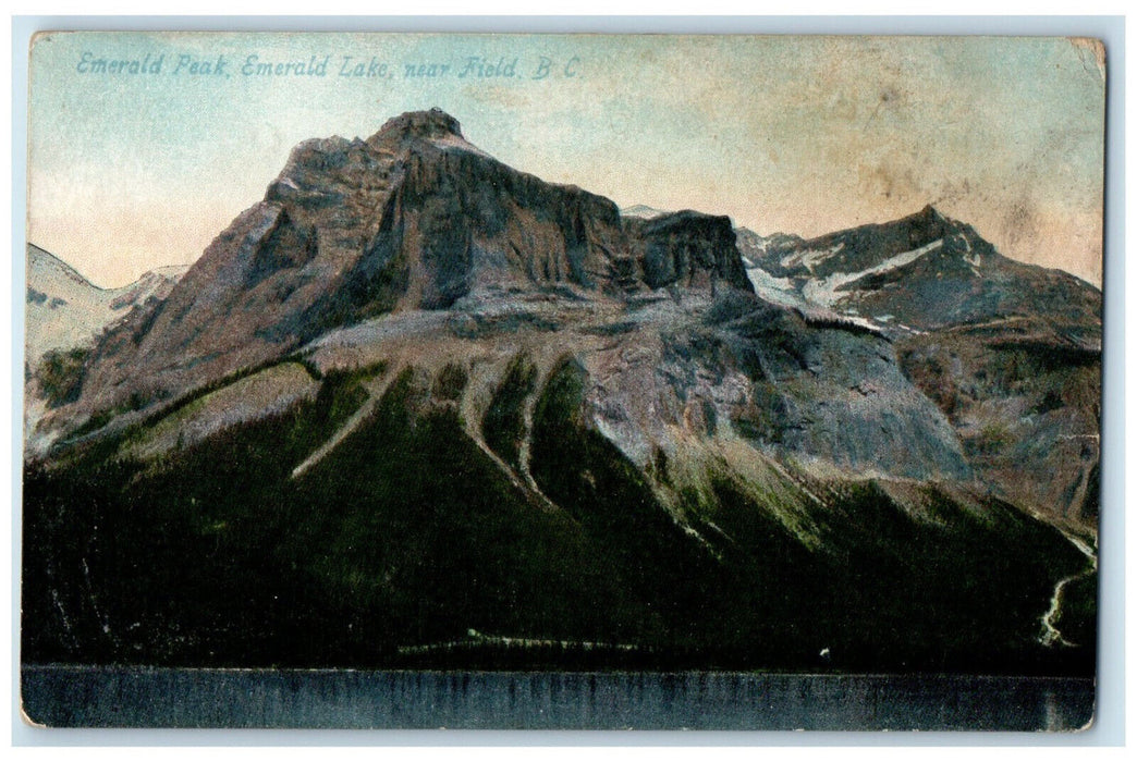 c1910 Emerald Park Emerald Lake Fernie British Columbia Canada Postcard