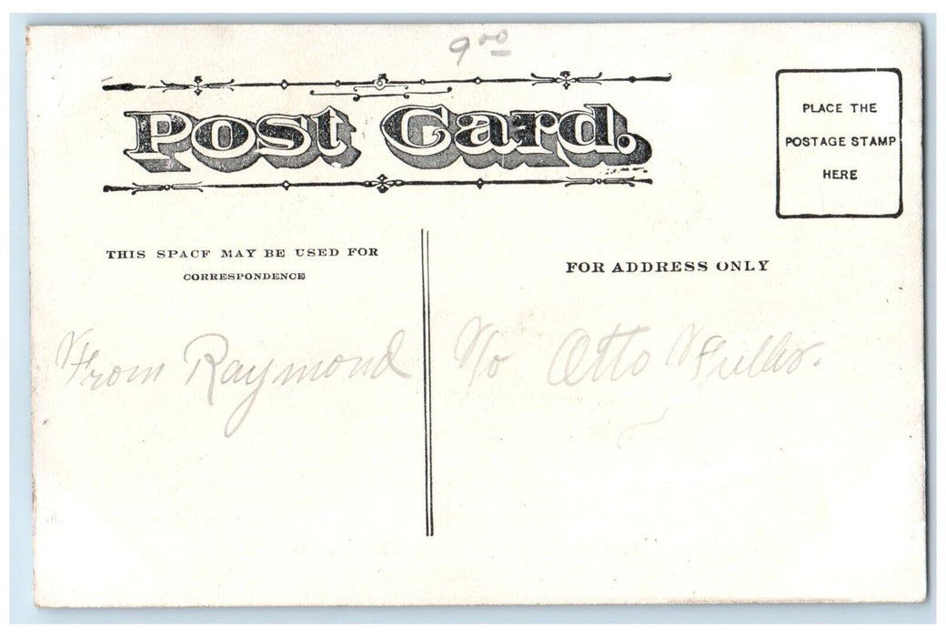 c1910 East Side Franklin St. North Exterior Building Manchester Iowa IA Postcard