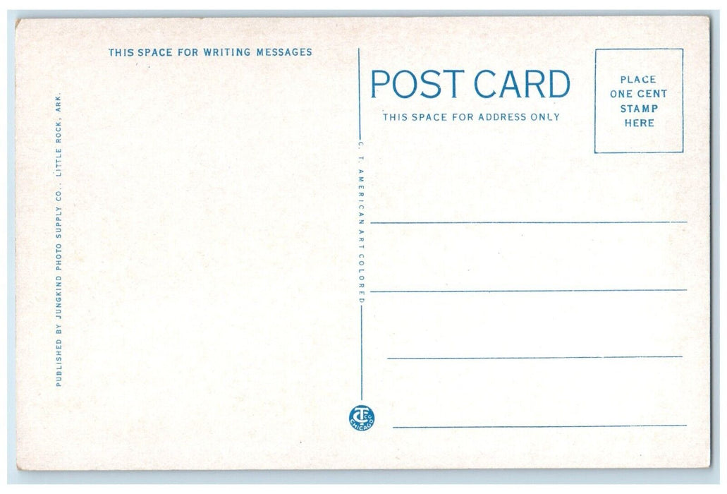 c1920 Hair Pin Curve Fort Logan Roots Little Rock Arkansas AK Unposted Postcard