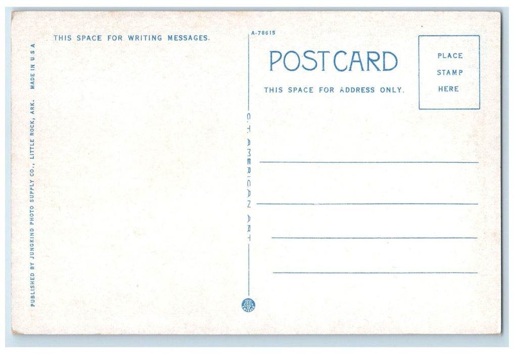 1920 Capitol Guards Monument Old Arsenal City Park Little Rock Arkansas Postcard