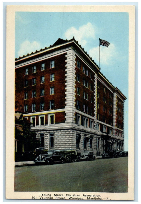c1940's Young Men's Christian Association Winnipeg Manitoba Canada Postcard