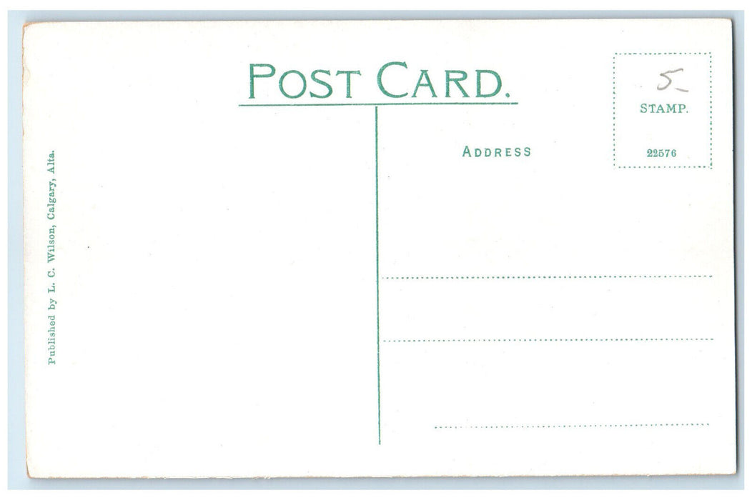 c1910 Scene at Alberta Normal School Calgary Alberta Canada Postcard