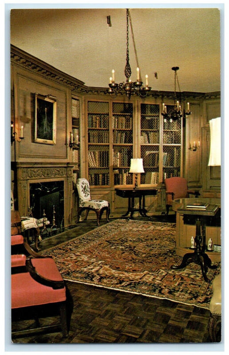 c1960 Medical Center Library Trent Rare Room Durham North Carolina NC Postcard