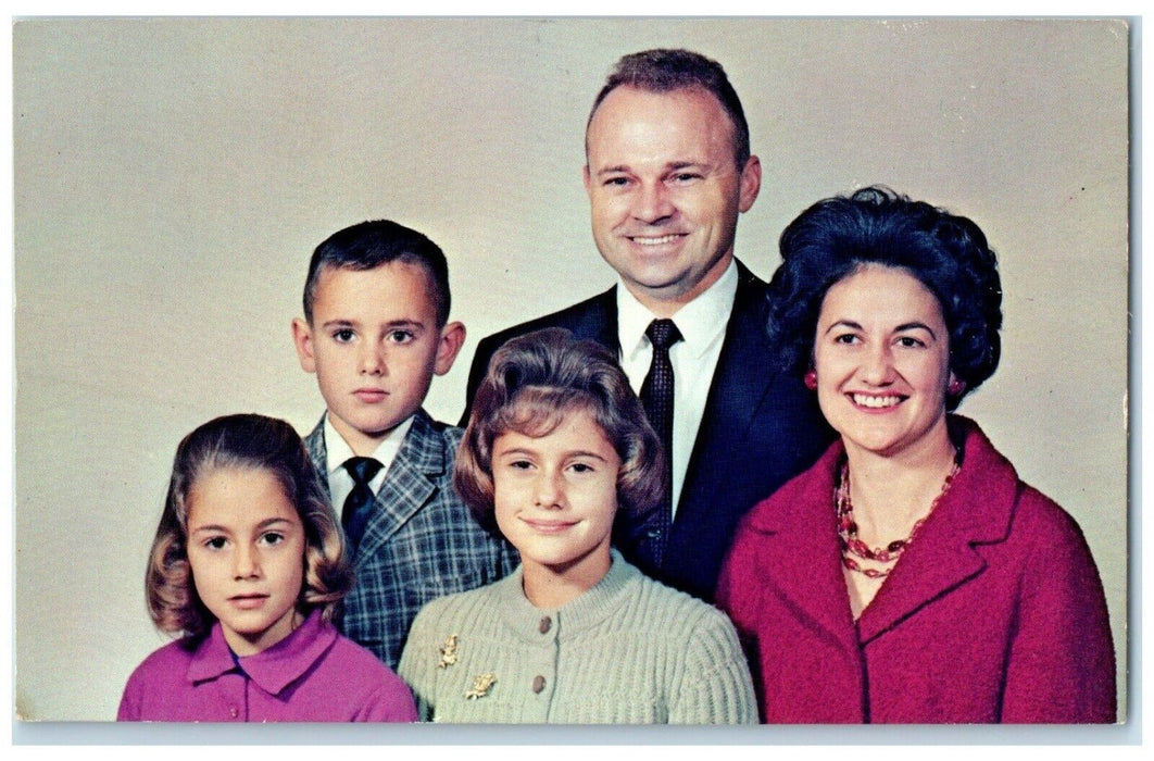 c1960 Political Advertising Governor Evan Hultman State Center Iowa IA Postcard