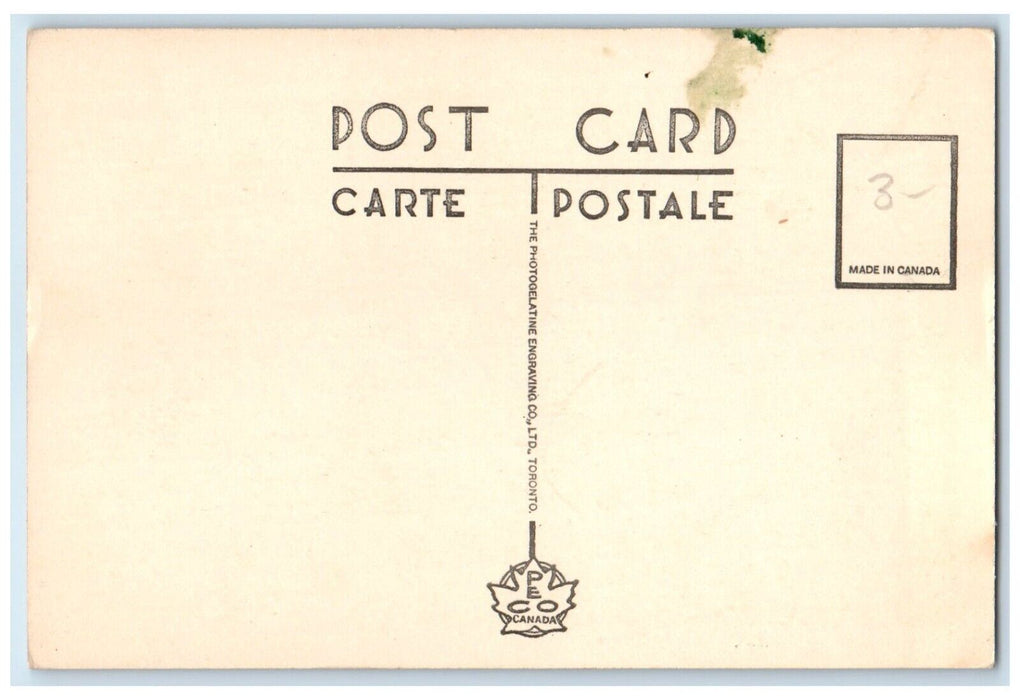 c1940's Hotel De Ville City Hall PQ (Quebec) Canada Vintage Postcard
