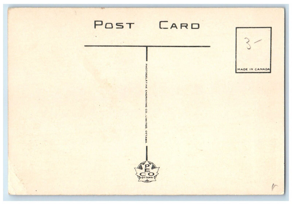c1930's The Bore of the Petitcodiac River Moncton New Brunswick Canada Postcard