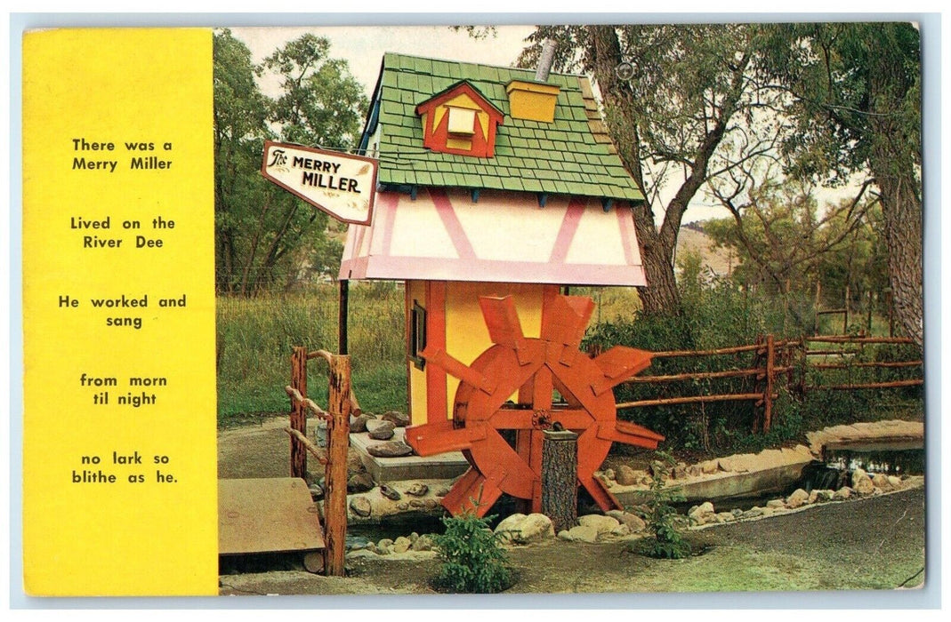 c1950's Merry Miller River Dee Story Book Black Hills South Dakota SD Postcard