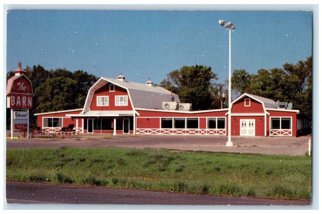 c1950's The Barn Restaurant Roadside Huron South Dakota SD Vintage Postcard