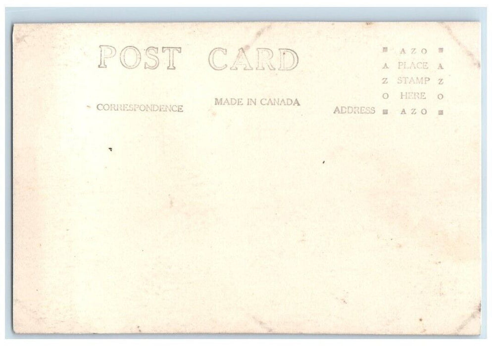 c1920's Lower Wharf Boat View Fenelon Falls Ontario Canada RPPC Photo Postcard