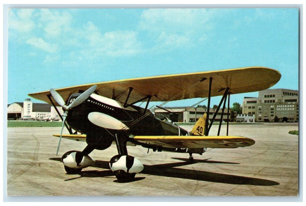 c1960's Curtiss P-6E Hawk Selfridge Field Michigan MI Unposted Vintage Postcard