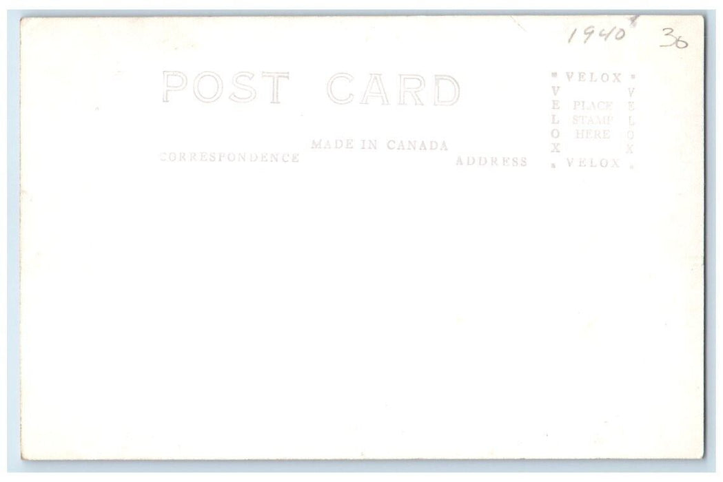 1940 Ottawa River Steamer Ship View Petawawa Ontario RPPC Photo Postcard