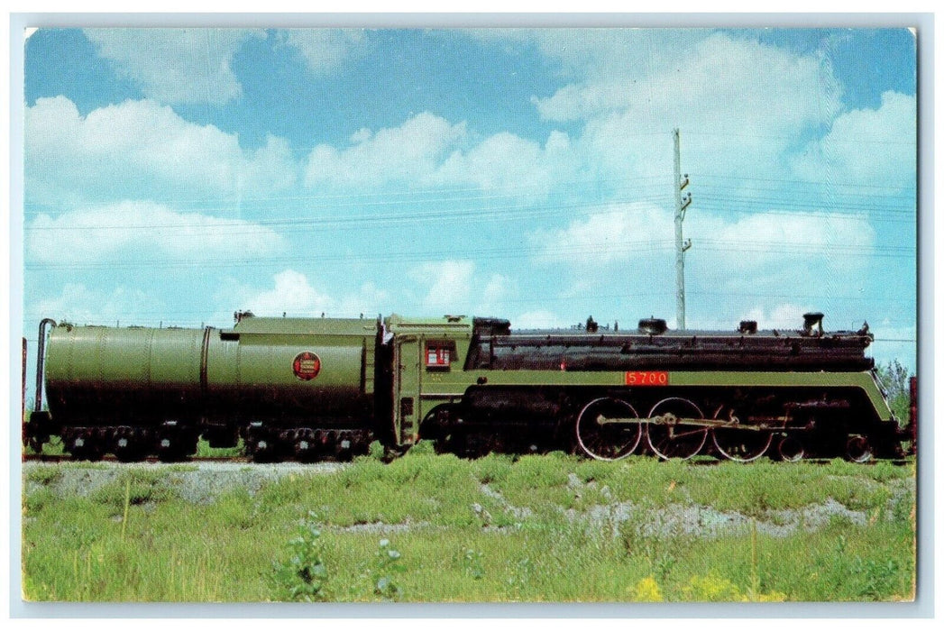 c1960's Steam Locomotive Hudson 4-6-4 1930 National Museum Canada Postcard