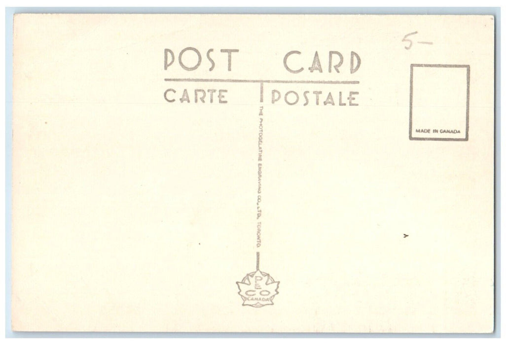c1950's CNR Station Winnipeg Manitoba Canada Vintage Unposted Postcard