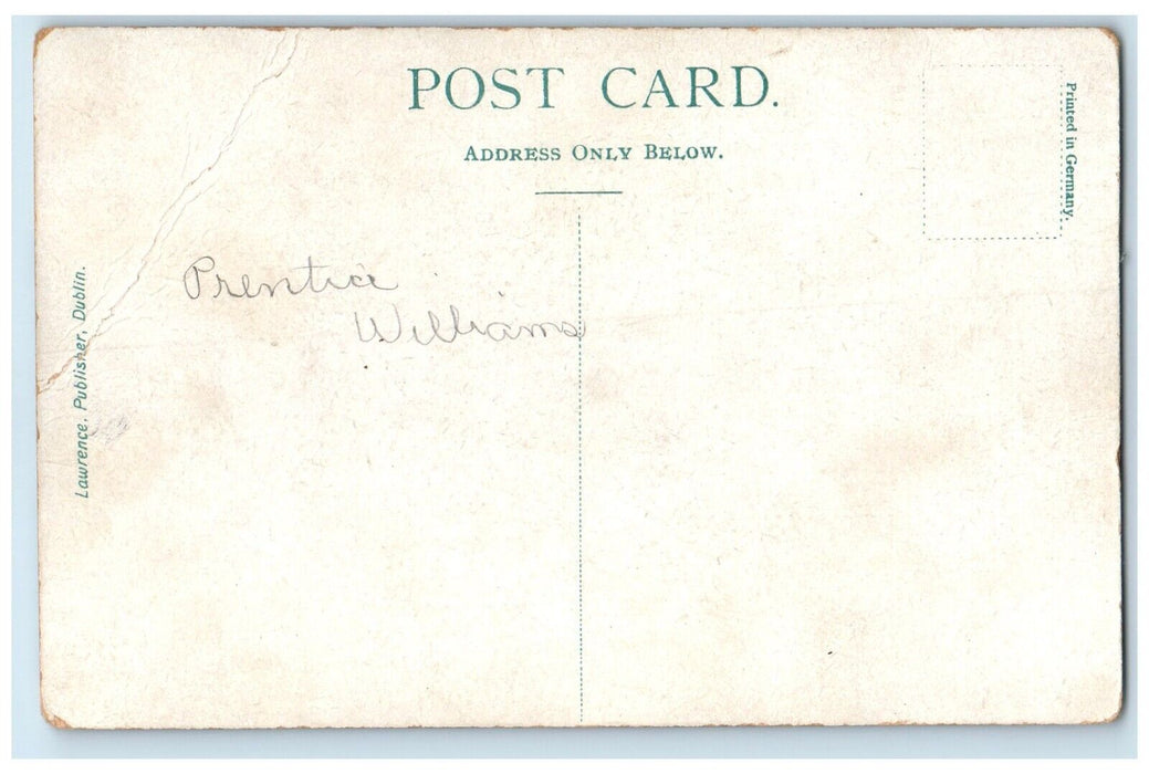 c1910 Queenstown Harbour Co. Cork Ireland Antique Unposted Postcard