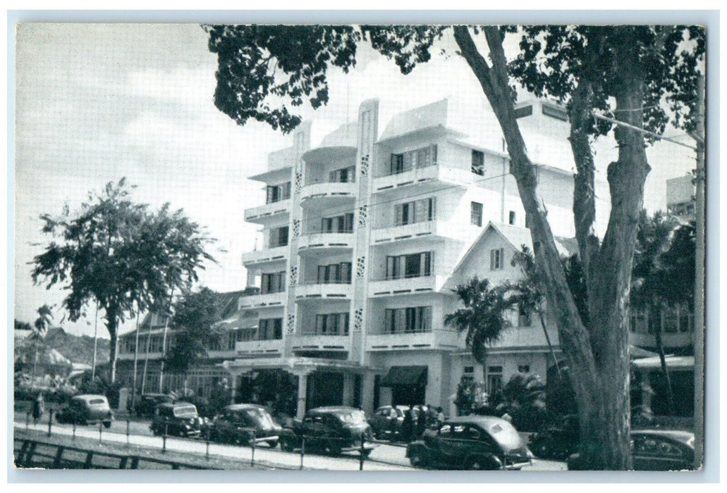 c1940's The Queen's Park Hotel Port of Spain Trinidad and Tobago BWI Postcard