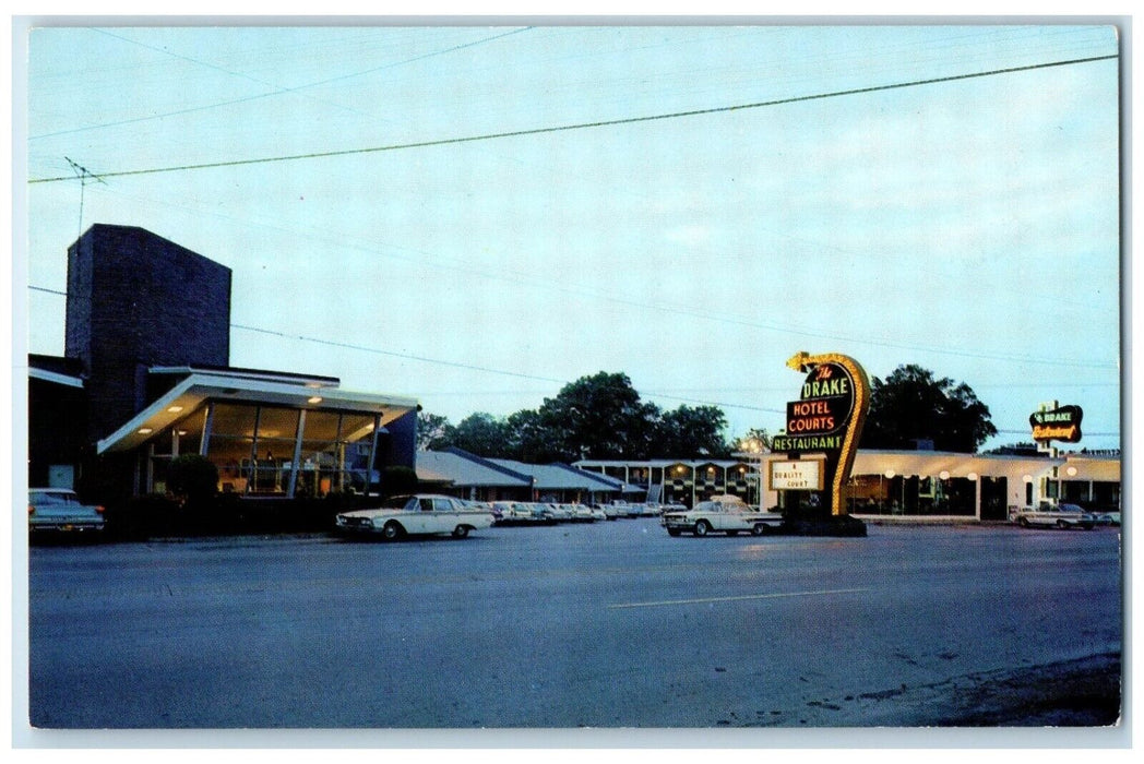 c1950'sThe Drake Motel And Restaurant Roadside Chattanooga Tennessee TN Postcard