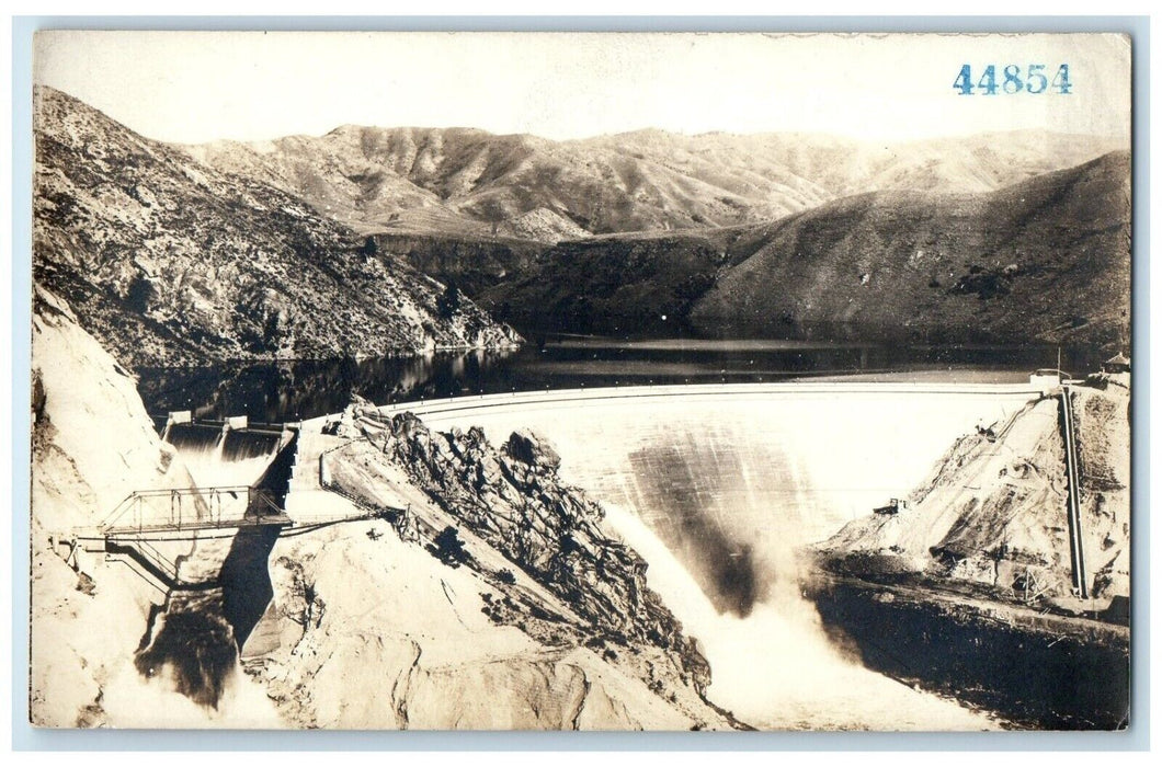 Arrowrock Dam Boise Irrigation Project Idaho ID RPPC Photo Vintage Postcard