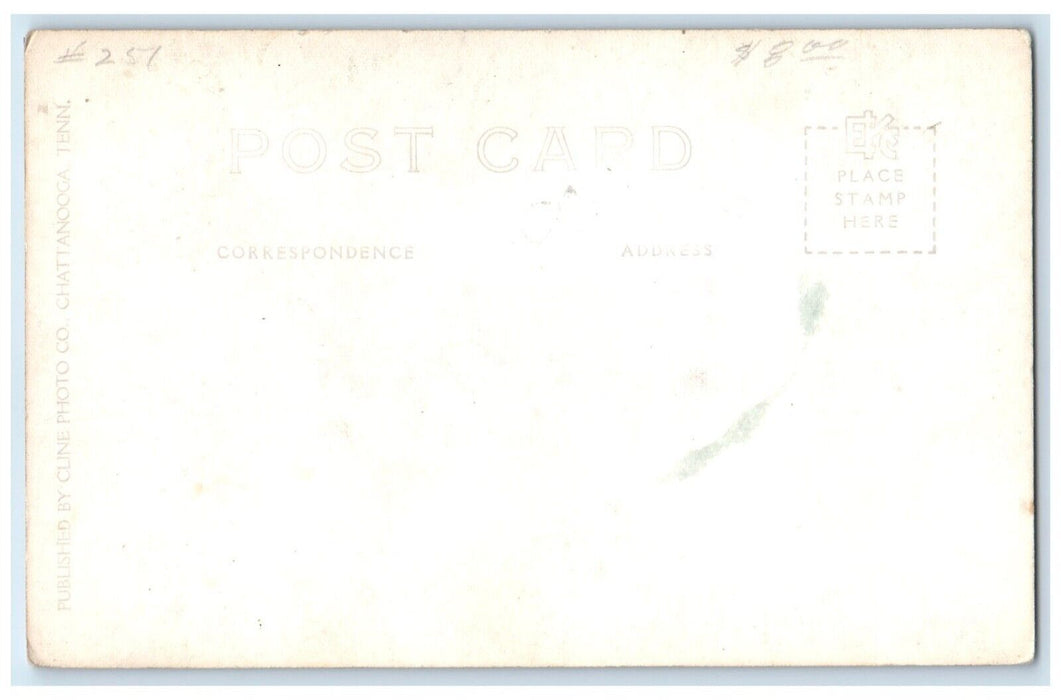 c1940's Calderwood Dam Calderwood Tennessee TN RPPC Photo Vintage Postcard