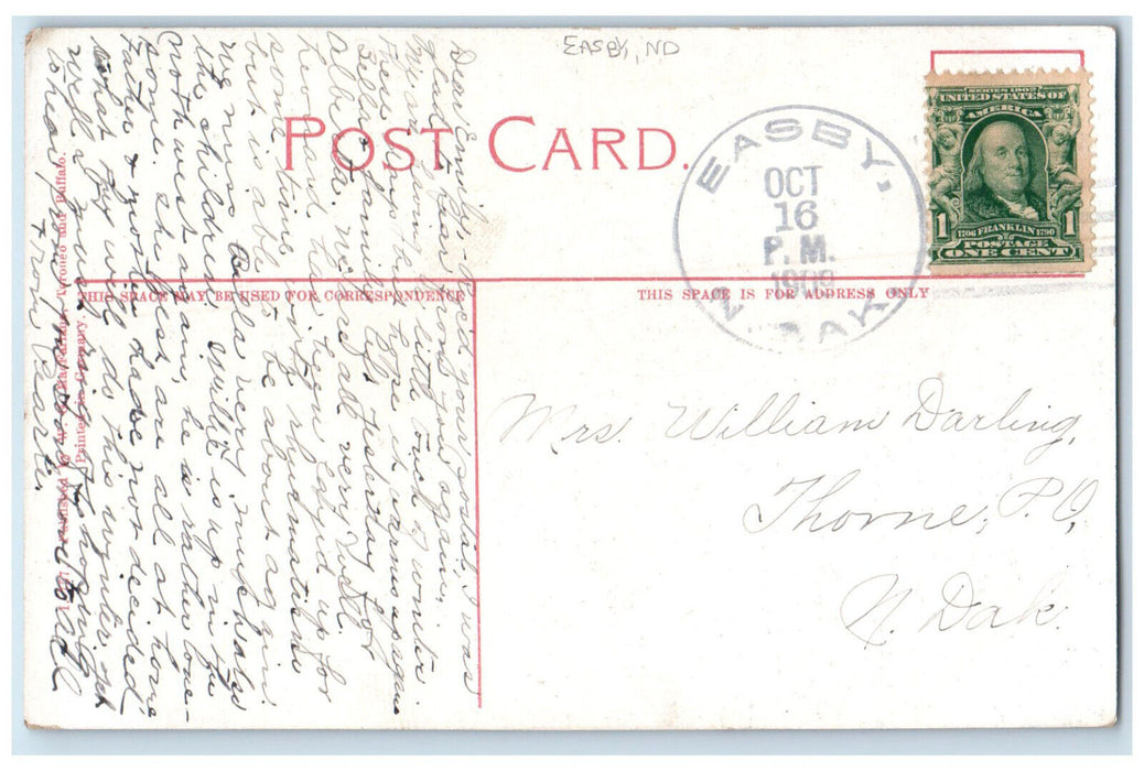 1909 Post Office and Custom House Victoria BC Canada Easby ND Postcard