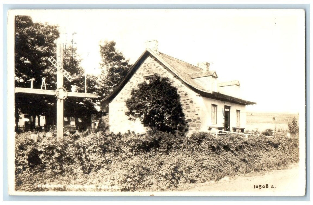 1944 Habitat House & Shrine View Canada Steamship Lines  RPPC Photo Postcard
