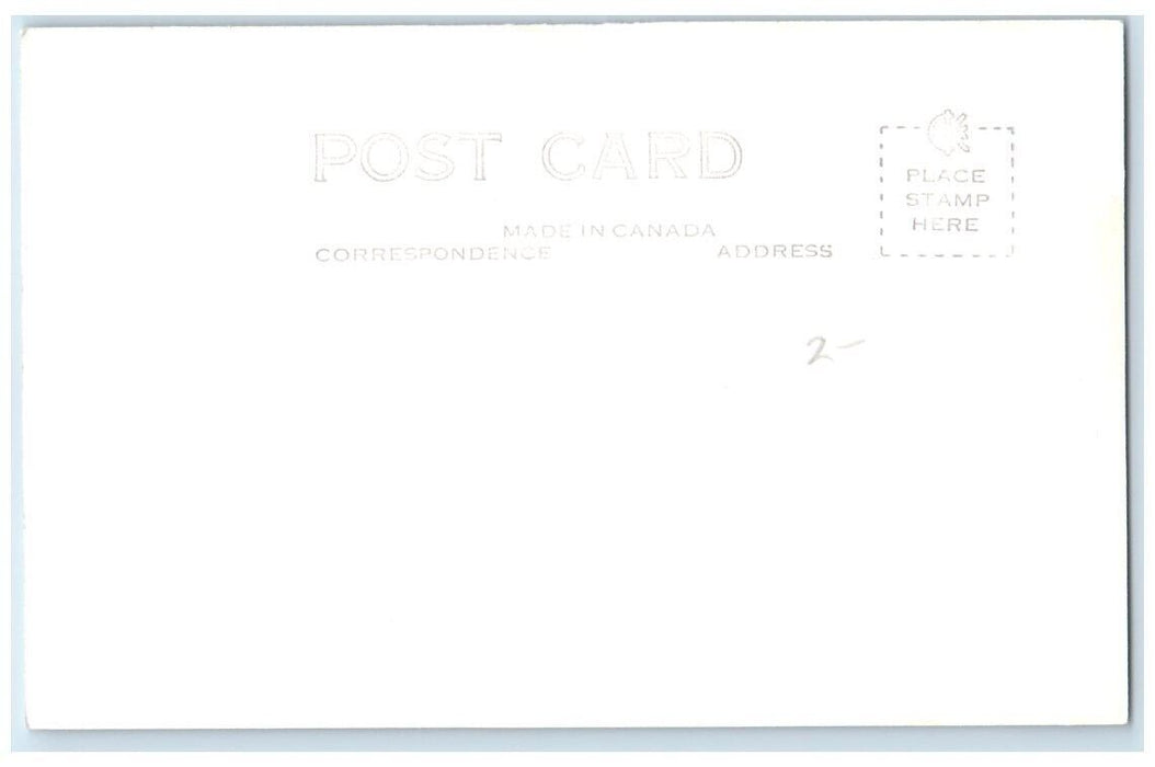 c1940's Post Office Building View Renfrew Ontario Canada RPPC Photo Postcard
