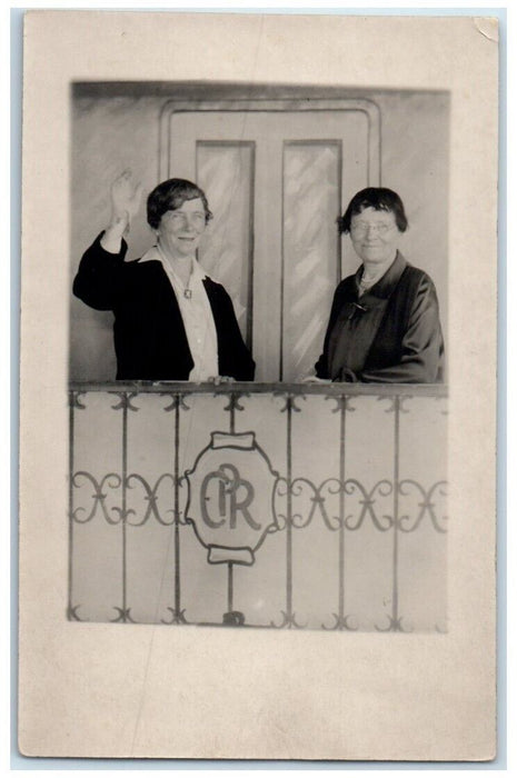 c1910's CPR Canadian Pacific Railway Studio Portrait View RPPC Photo Postcard