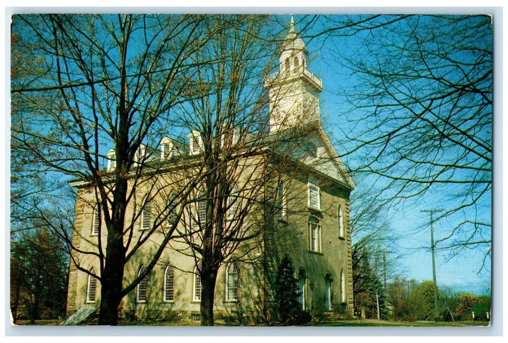 c1960 Exterior View Kirtland Temple Building Willoughby Ohio OH Vintage Postcard