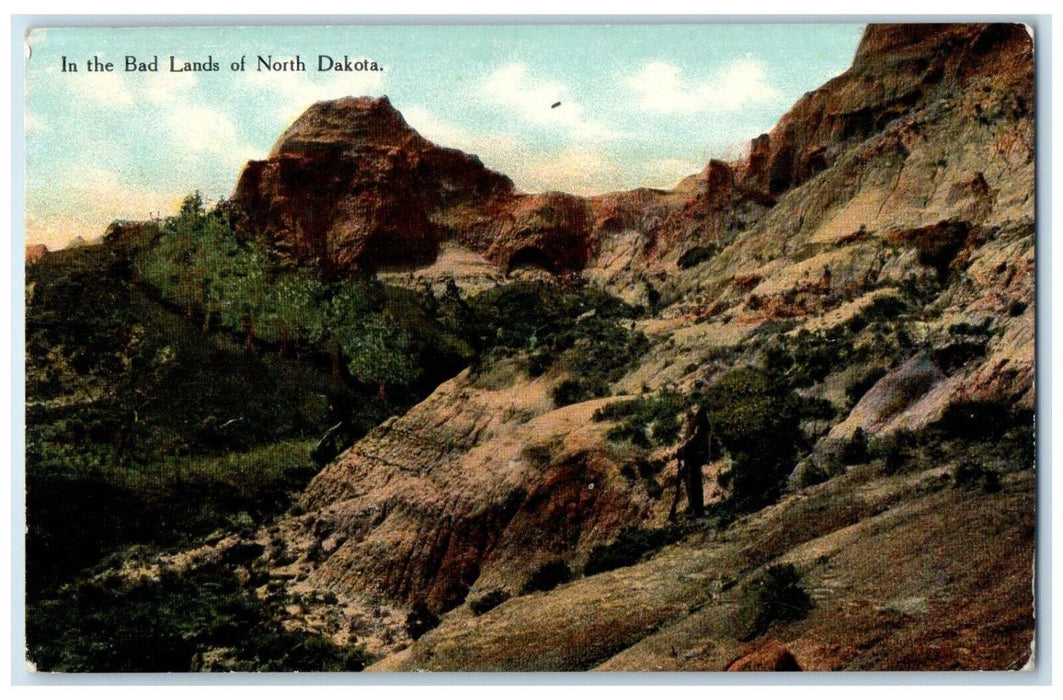 1910 In The Bad Lands Of Thorne North Dakota ND Posted Antique Postcard