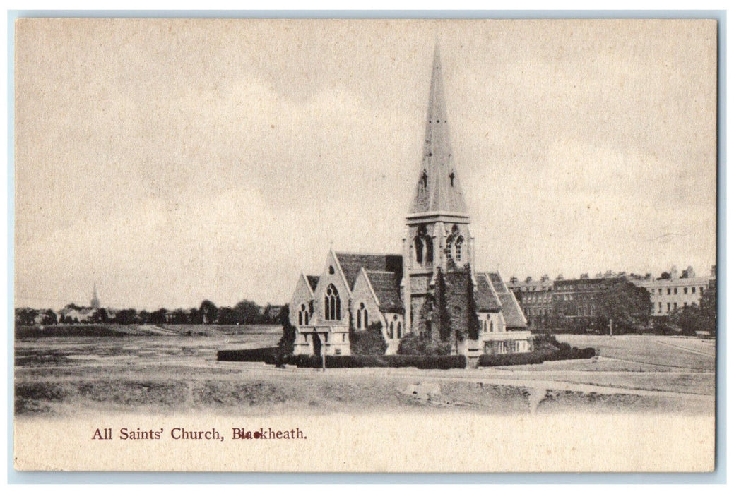 c1910 All Saints Church Blackheath London England Antique Unposted Postcard