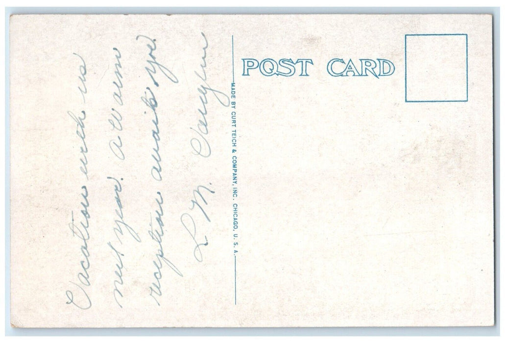 c1940 Coal House Home Chamber Commerce Exterior Middlesboro Kentucky KY Postcard