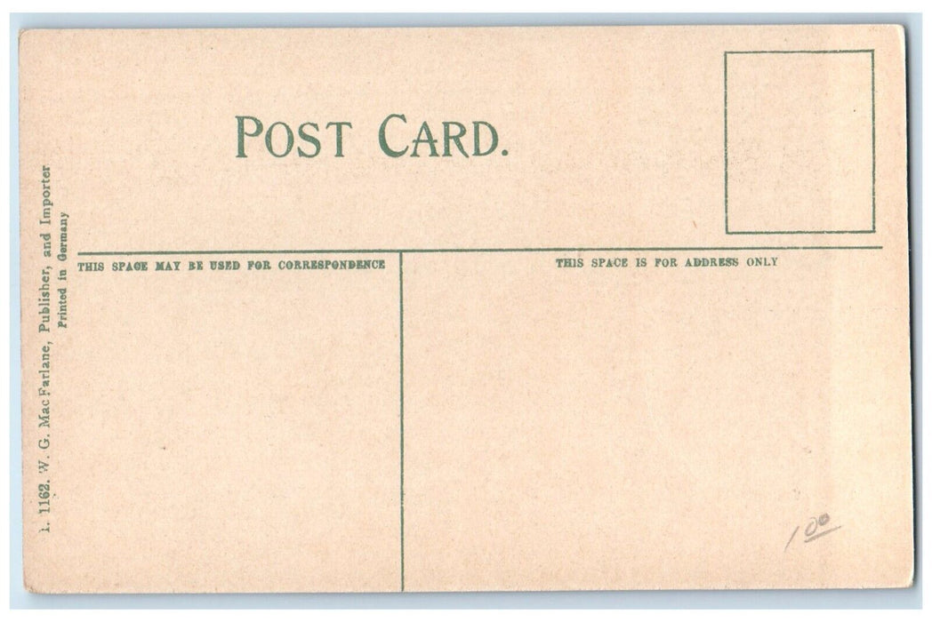 c1910 Scenic View Steamer Ship Rooster Rock Columbia River Unposted Postcard